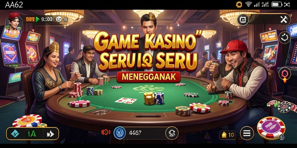 Tampilan gameplay seru dan menegangkan di AA62.