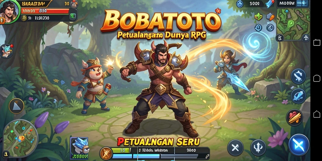 Tampilan gameplay seru dalam dunia RPG BOBATOTO.
