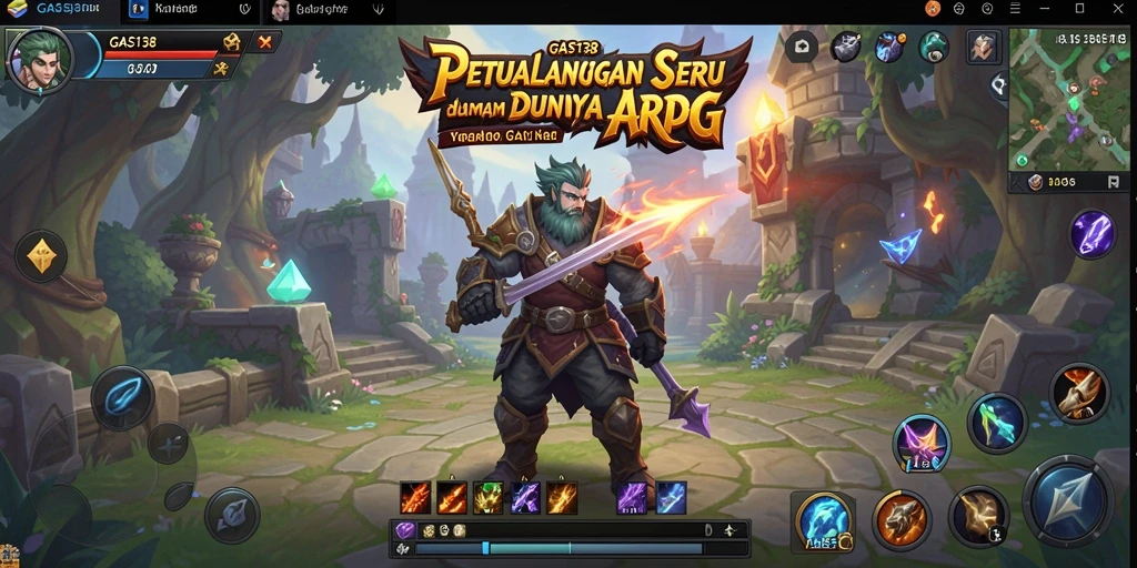 Screenshot utama menampilkan aksi pertempuran mendebarkan di GAS138.