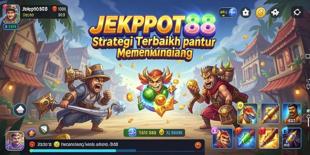 Tangkapan layar JEKPOT88 menampilkan strategi dan gameplay yang dinamis.