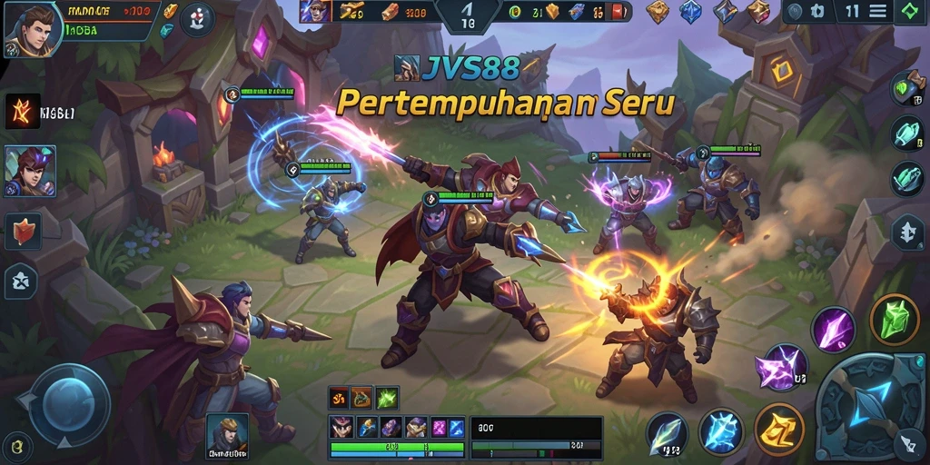 Gameplay seru di JVS88 dengan karakter unik dan pertempuran strategis.