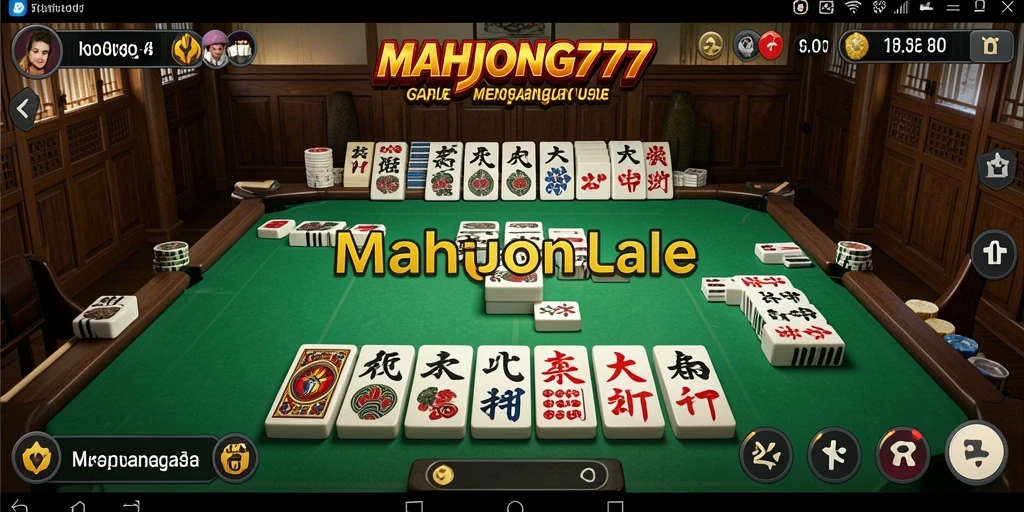Tampilan gameplay MAHJONG777 yang seru dan interaktif.