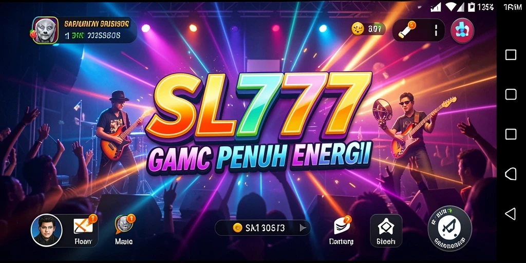 Screenshot gameplay SL777 dengan grafik yang menarik dan interaksi musik.